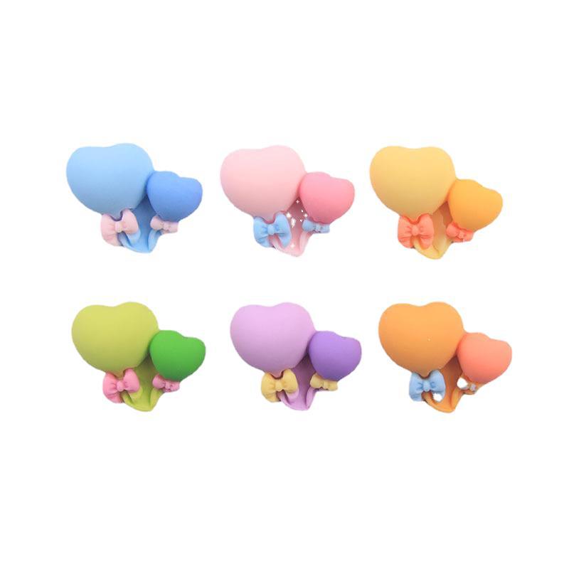 Wholesale colorful love balloon resin cream glue Phone Case